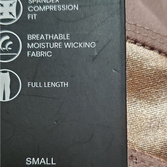 NWT BSP Gold & Blush Leggings - Picture 6 of 6